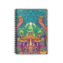 Load image into Gallery viewer, Spiral Lined Notebook - Psychedelia