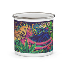 Load image into Gallery viewer, Enamel Mug - Flower &amp; Herbs
