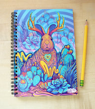 Load image into Gallery viewer, Spiral Lined Notebook - Jackalope Dreams