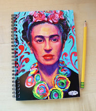 Load image into Gallery viewer, Spiral Lined Notebook - Frida