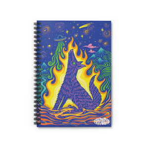 Howlin' - Spiral Lined Notebook