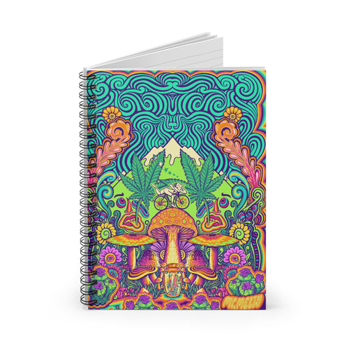 Spiral Lined Notebook - Psychedelia