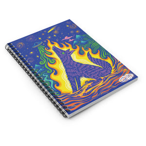 Howlin' - Spiral Lined Notebook