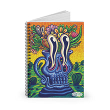 Load image into Gallery viewer, Flowers of Time - Spiral Lined Notebook