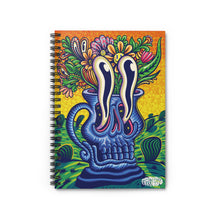 Load image into Gallery viewer, Flowers of Time - Spiral Lined Notebook