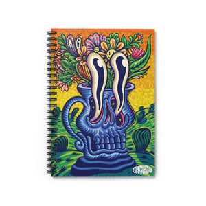 Flowers of Time - Spiral Lined Notebook