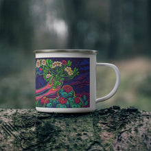 Load image into Gallery viewer, Enamel Mug - Flower &amp; Herbs