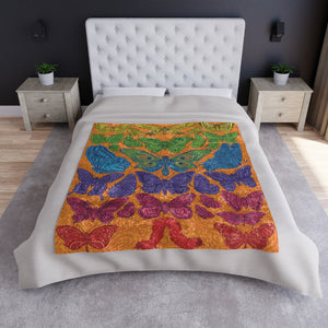 Metamorphosis - Crushed Velvet Blanket