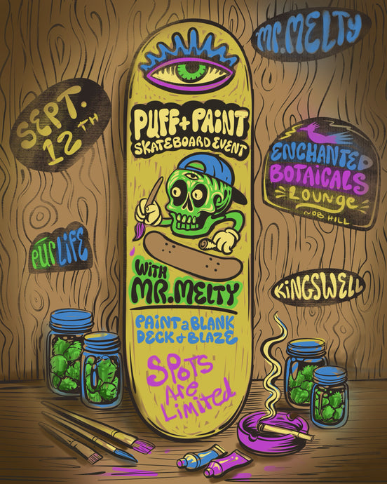 Ticket for Mr. Melty Puff and Paint 9/12