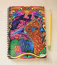 Load image into Gallery viewer, Spiral Lined Notebook - Rainbow Roadrunner