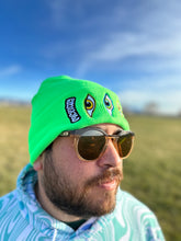 Load image into Gallery viewer, Beanie - Melty Eyes (Green)