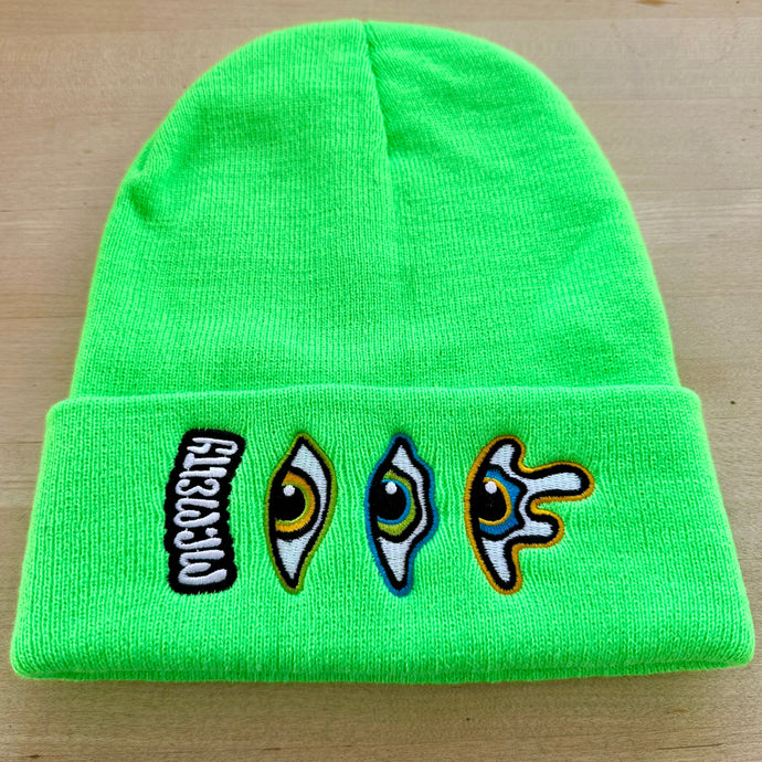 Beanie - Melty Eyes (Green)