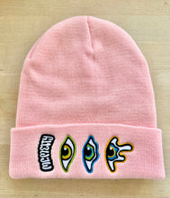 Load image into Gallery viewer, Beanie - Melty Eyes (Pink)