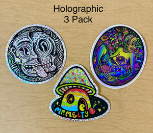 Sticker 3 Pack - Holographic