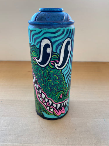 'Gator' - Hand Painted Spray Can