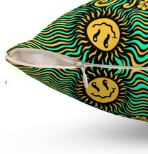 Load image into Gallery viewer, Sun Face - Small Pillow Cushion