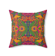 Load image into Gallery viewer, Flower Skull - Small Pillow Cushion