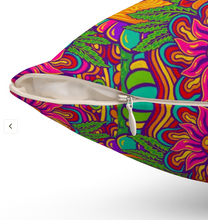 Load image into Gallery viewer, Flower Skull - Small Pillow Cushion