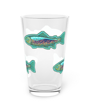 Load image into Gallery viewer, 16oz Pint Glass - Mountain Trout