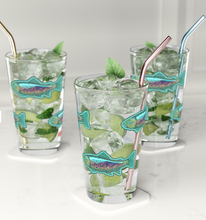 Load image into Gallery viewer, 16oz Pint Glass - Mountain Trout