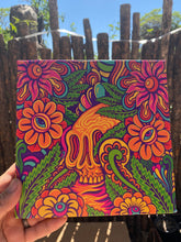 Load image into Gallery viewer, Flower Skull - 8x8 Canvas Print