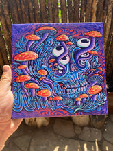 Load image into Gallery viewer, Mushroom Skull - 8x8 Canvas Print