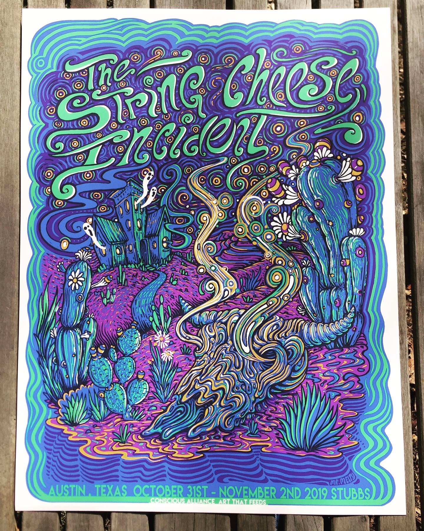 The String Cheese Incident Stubb's Poster – Chris Gipple