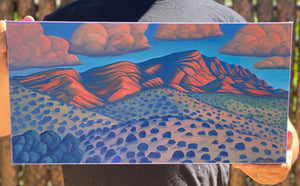 'Sandia Sunset' - 10x20 Painting