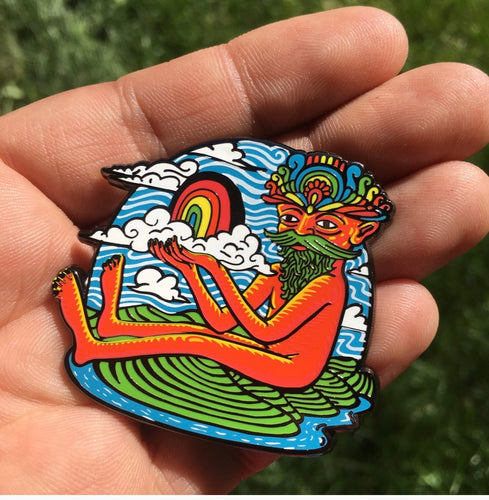 Enamel Pin: Old Man and the Land